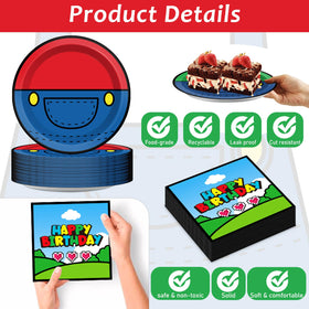 gisgfim Super Brother napkins 6.5-inch absorbent softness for tidy celebrations.