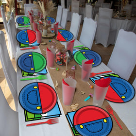 gisgfim Super Brother packaging highlights full 200-piece set for parties.