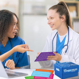 gisgfim Top 300 Drugs Flashcards portable size enables study anywhere, anytime.