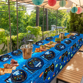Gisgfim video game party lifestyle setup showcases the complete theme.