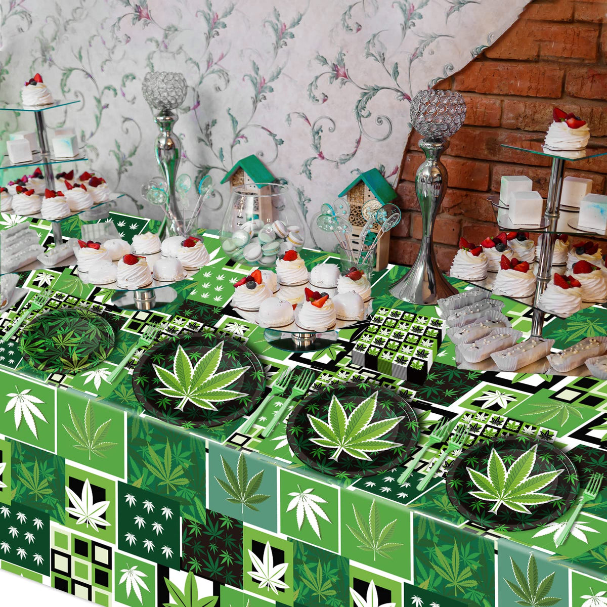 Gisgfim weed party set for 24 guests simplifies prep and serving