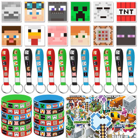 GISUKA Pixel 86pcs gift set for colorful party favors and Pixel-themed celebrations