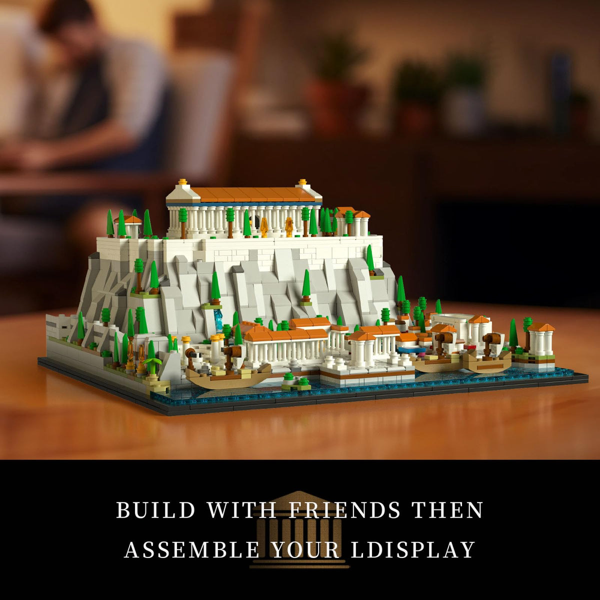 Givenni Acropolis collectible display-ready piece adds elegance to any desk or shelf.