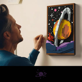 Givenni Art Planetary Exploration delivers immersive space themed decor.