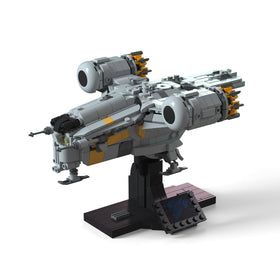 Givenni Star Ship front view shows iconic silhouette for display and collection