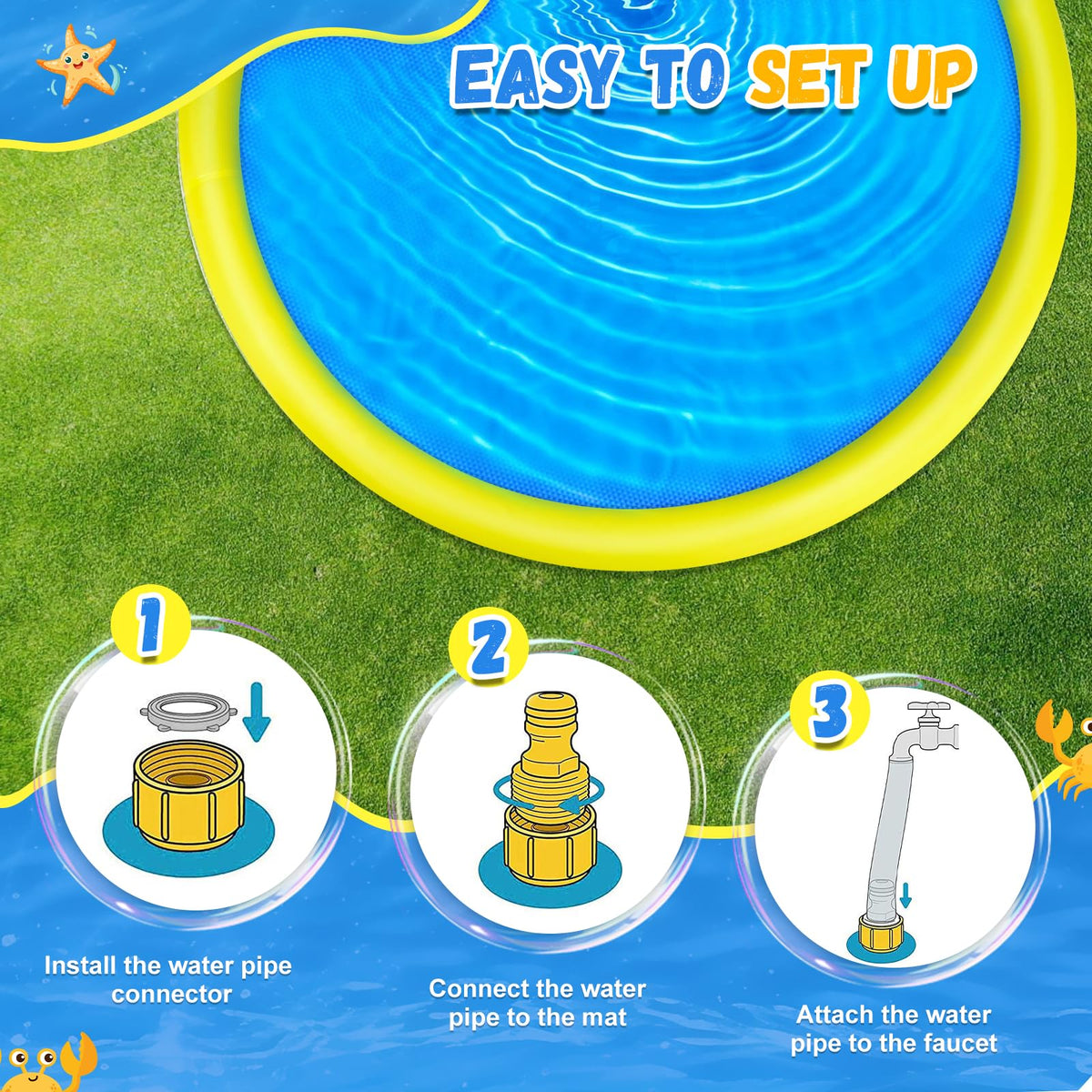 Giveuplay non-slip texture close-up highlights safety grip