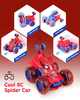 Givzan Spider RC Car durable ABS body with rugged tires for durability