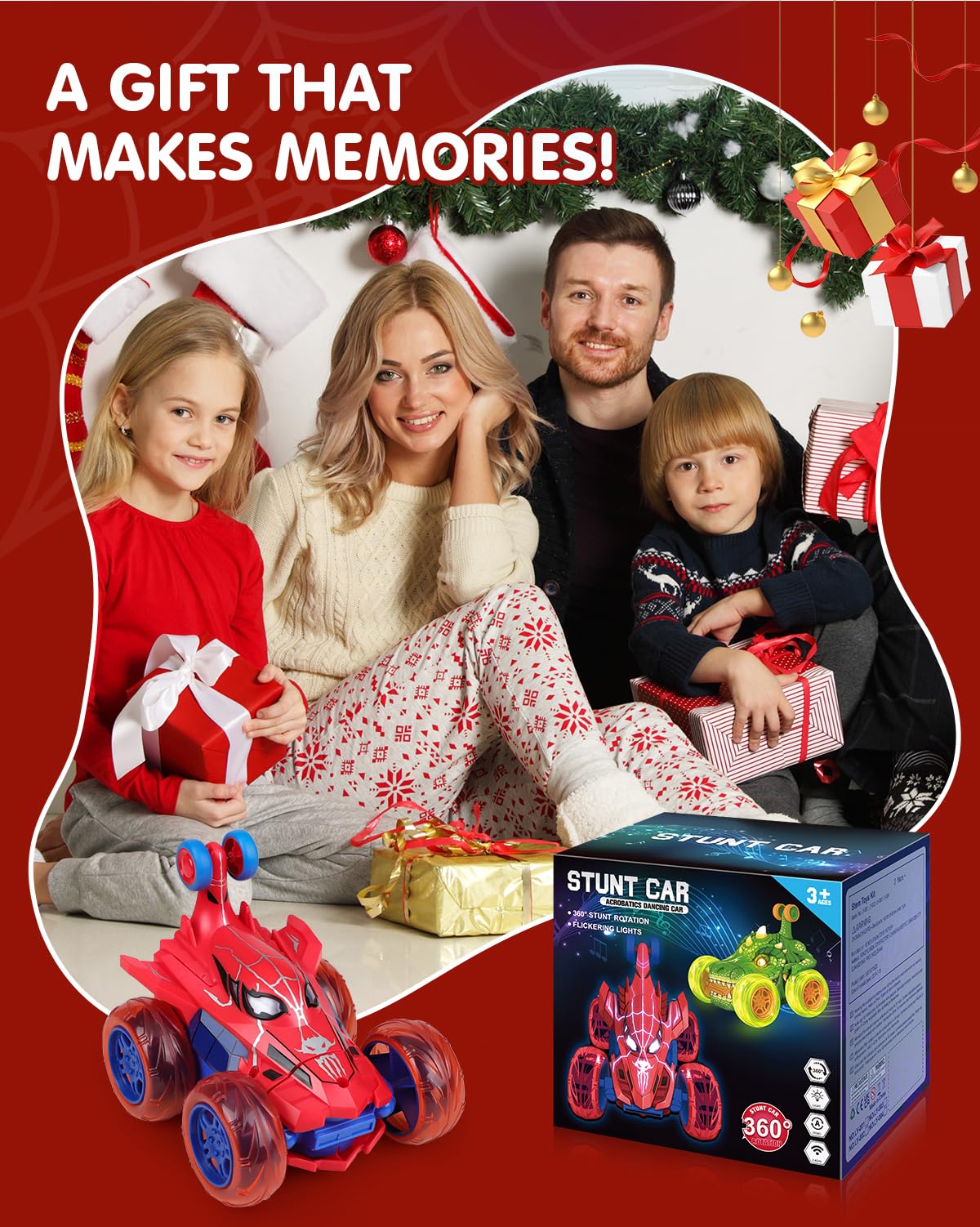 Givzan Spider RC Car is a great gift for kids ages 3 to 12