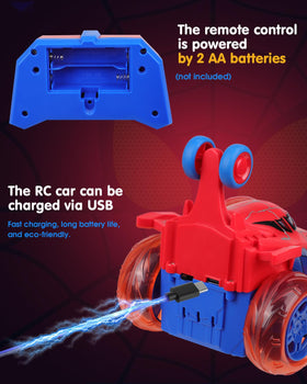 Givzan Spider RC Car rechargeable battery enabling long play sessions