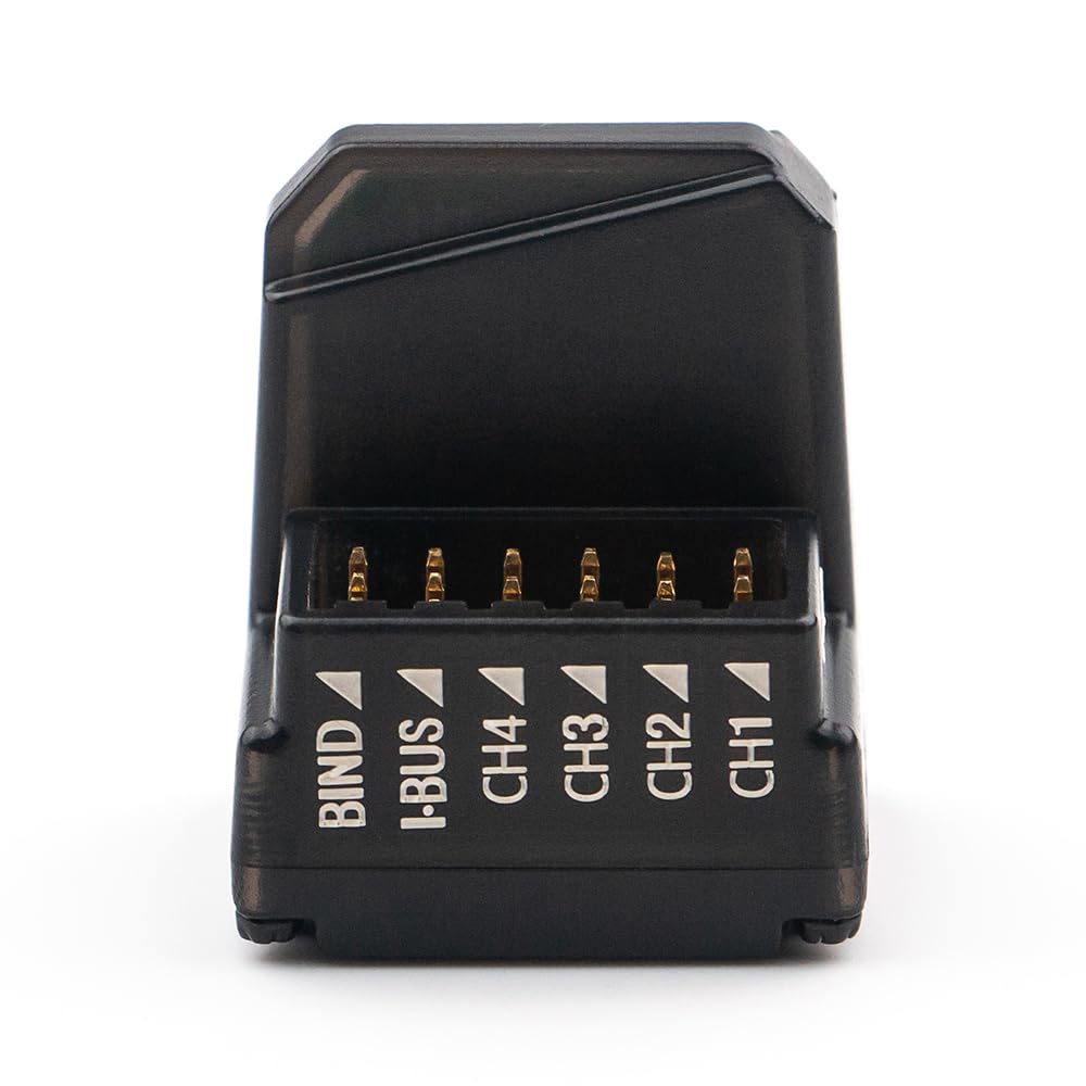 Gixcel FGr4S V2 receiver top view highlights built-in antenna design.