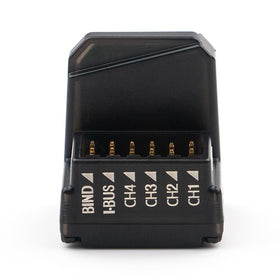 Gixcel FGr4S V2 receiver top view highlights built-in antenna design.