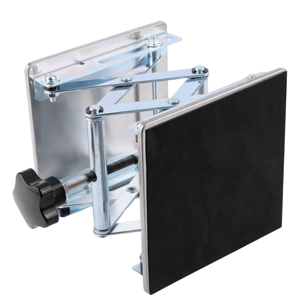 GIXCEL RC work stand in use stabilizes repairs on cluttered desks.