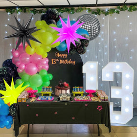 GIZIUXNE 22inch foil balloons creating statement highlights