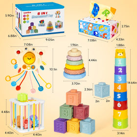 GJOF2YK color blocks boost pattern recognition and early counting through hands-on sorting.