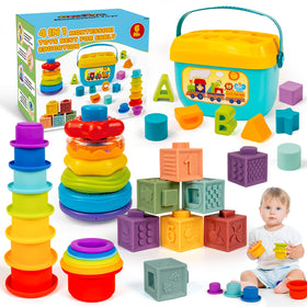 GJOF2YK Montessori sensory shape sorter boosts fine motor skills during play