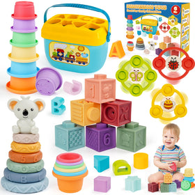 GJOF2YK Montessori sensory sorter shapes aid fine motor skills.