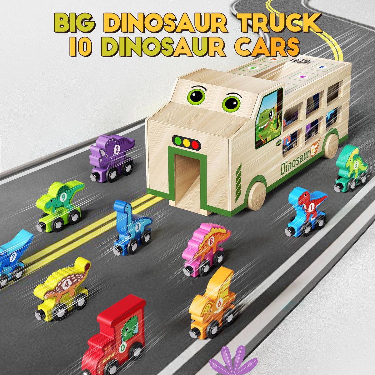 GJZZ numbered train cars support early counting and sequencing ideas.