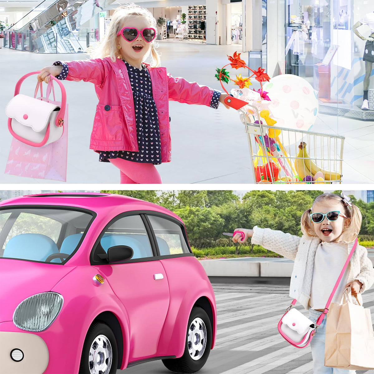 GJZZ Play Purse adjustable strap: versatile carry-on for on-the-go play.
