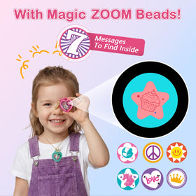GlamLoops locket contents and chains for easy, mess-free assembly