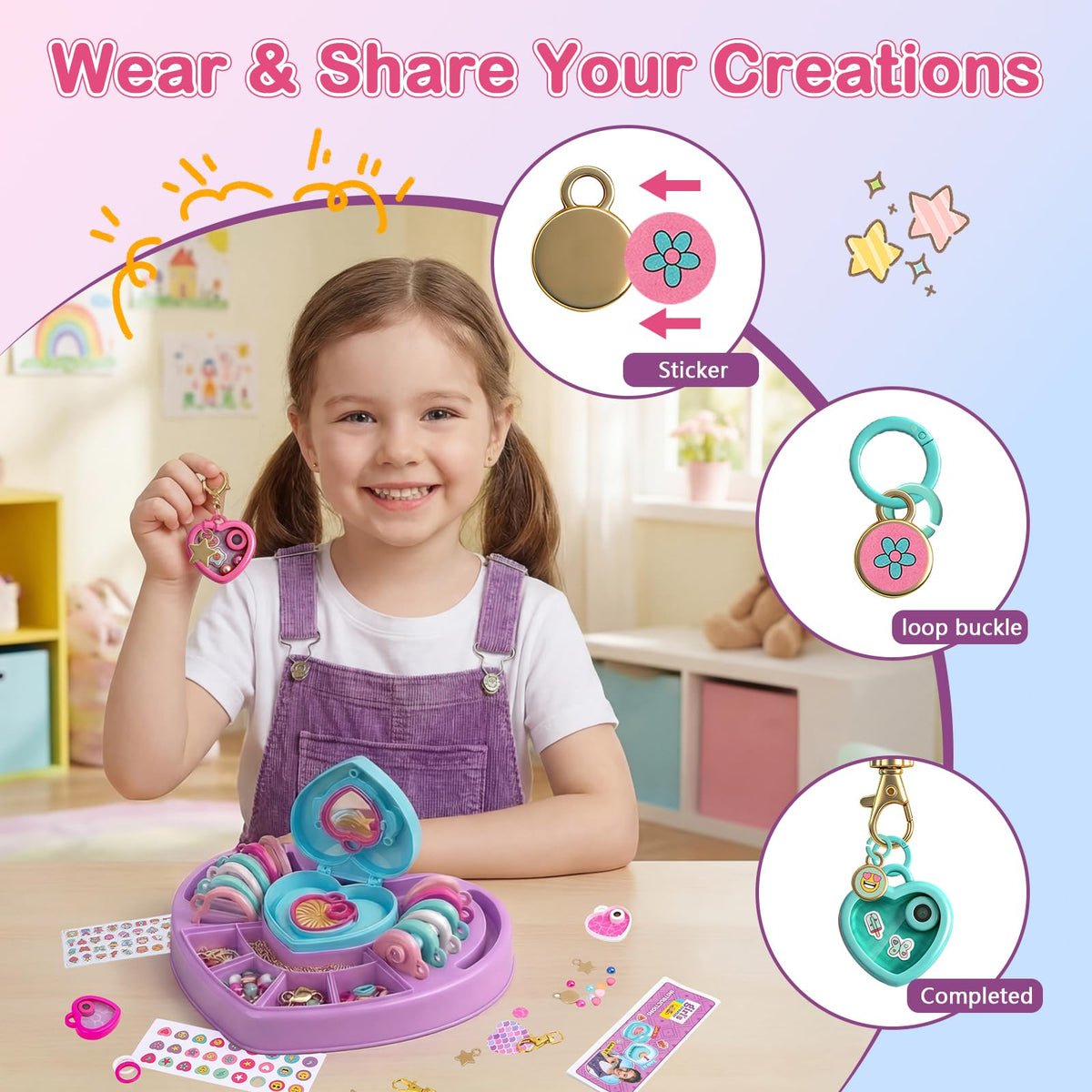 GlamLoops Zoom Beads light-reveal hidden patterns