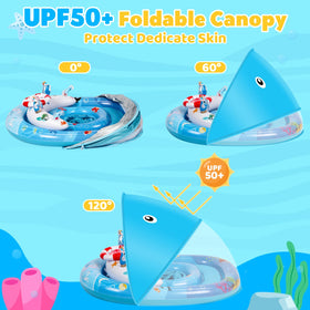 GleamJoy adjustable safety seat helps baby reach toys safely