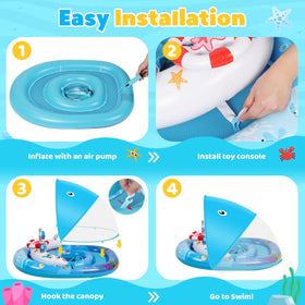 GleamJoy sea animal toys encourage interactive water play