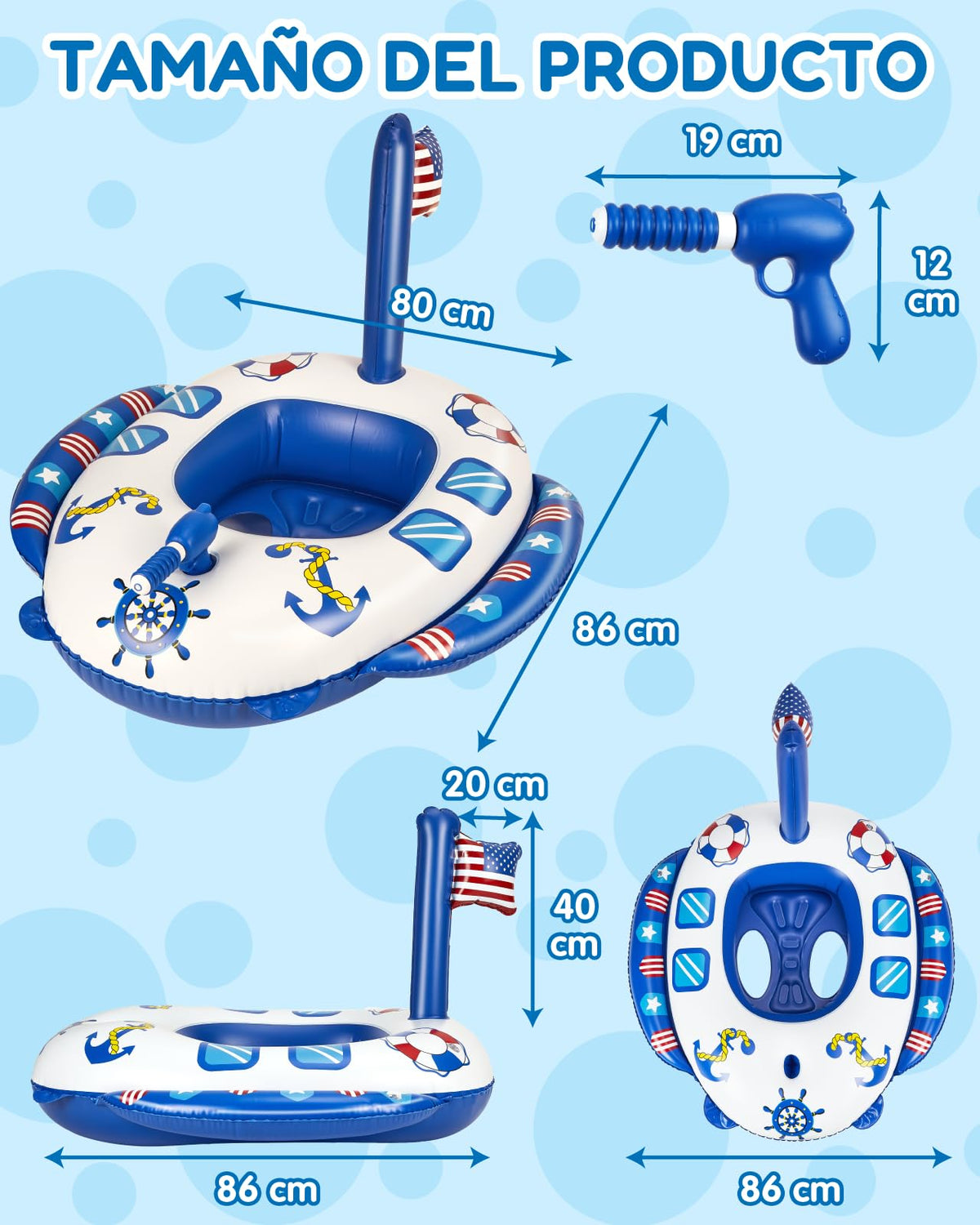 Gleamkid dual-chamber design stays stable even if one chamber deflates.