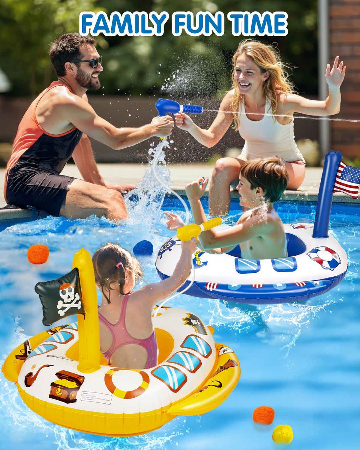 Gleamkid water gun on bow adds splash battles without constant refills.