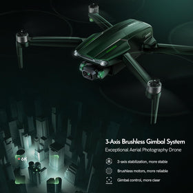 Gleesfun G11PRO dual batteries extend flight sessions for more exploration.