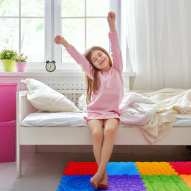 GlikCeil kids play area mats invite social interaction and imaginative play.