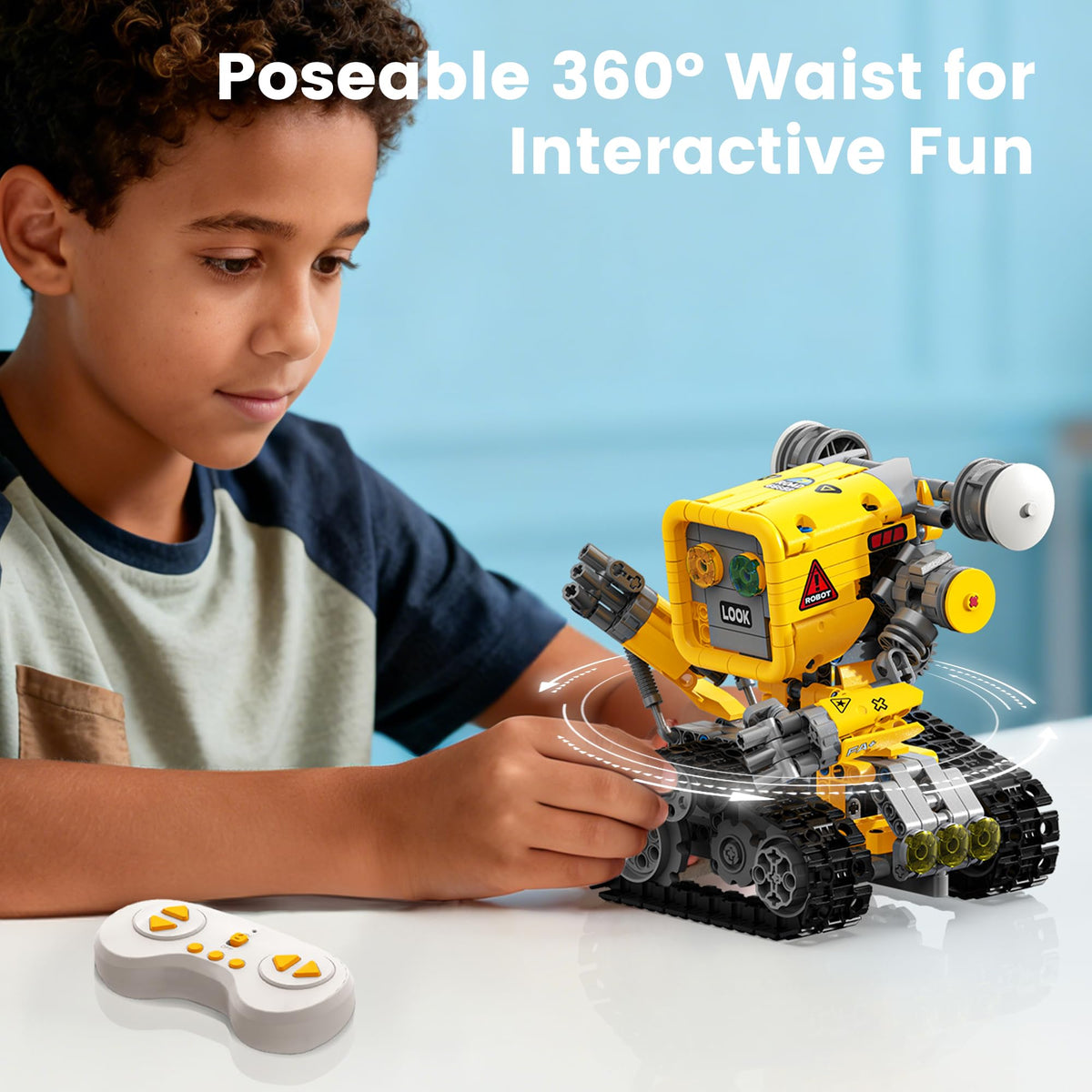 Glikid 5-in-1 STEM RC kit engineering grader with modular parts