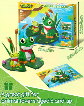 Glikid 3-in-1 box showing the three animal build options