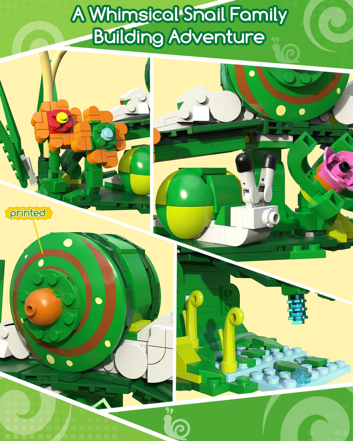 Close-up of Glikid movable parts with antennae tail and limbs