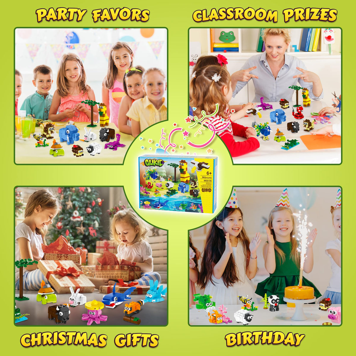 Glikid safe non-toxic materials ensure kid-friendly building fun