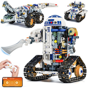 Glikid STEM RC robot shows three-in-one forms for creative engineering play.