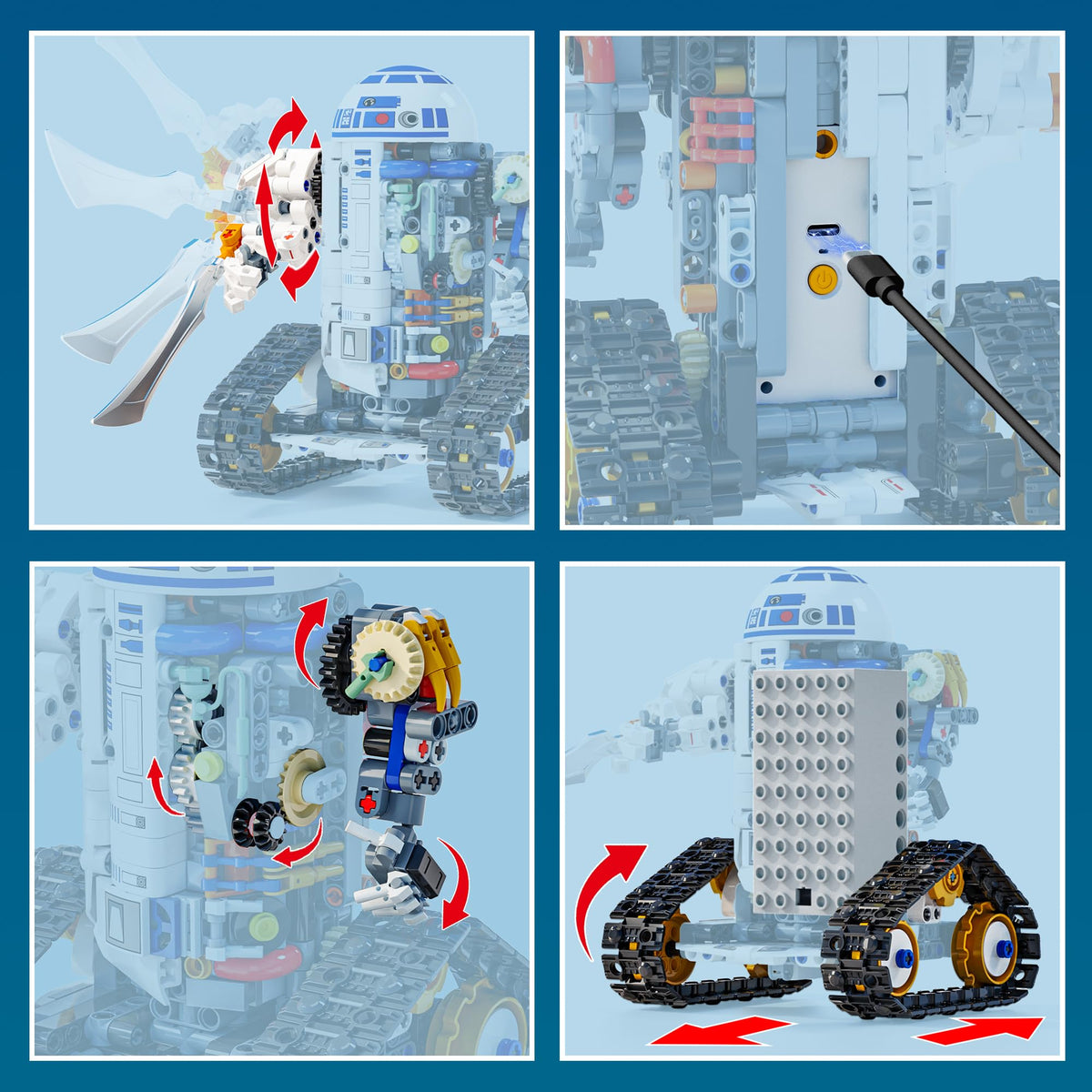 Glikid STEM RC robot Bluetooth app for easy programming.