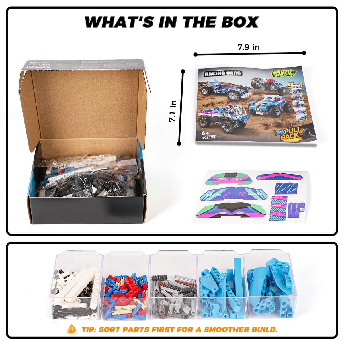 Glikid Technic 9-in-1 kid-building scene showcases teamwork and imagination