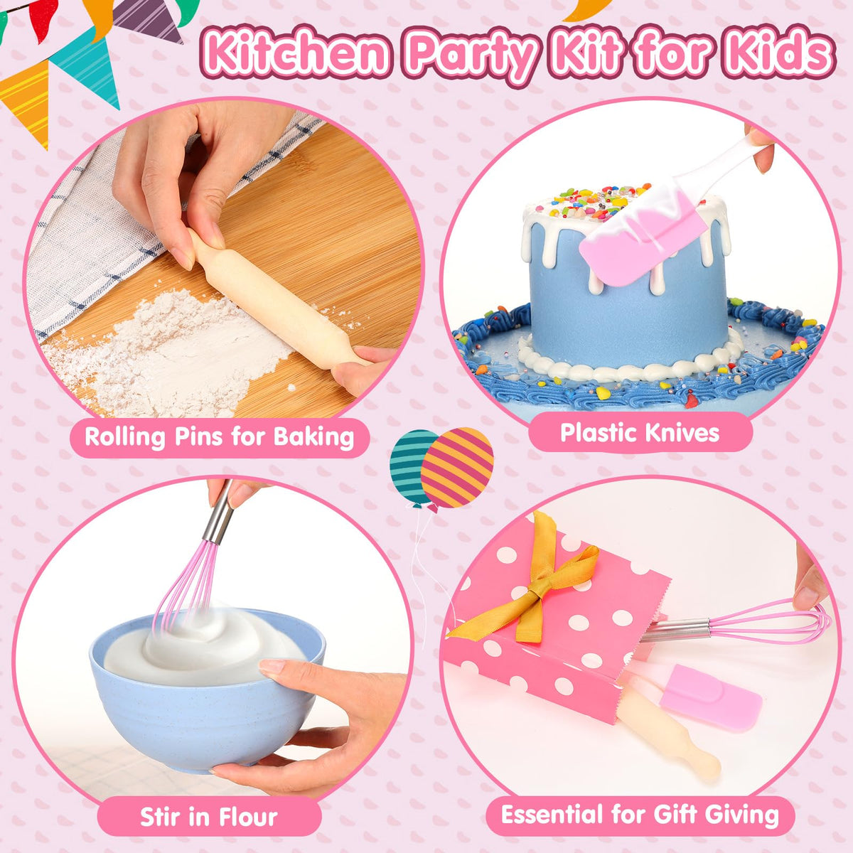 Glimin baking tools for kids promote hands-on play and healthy habits.