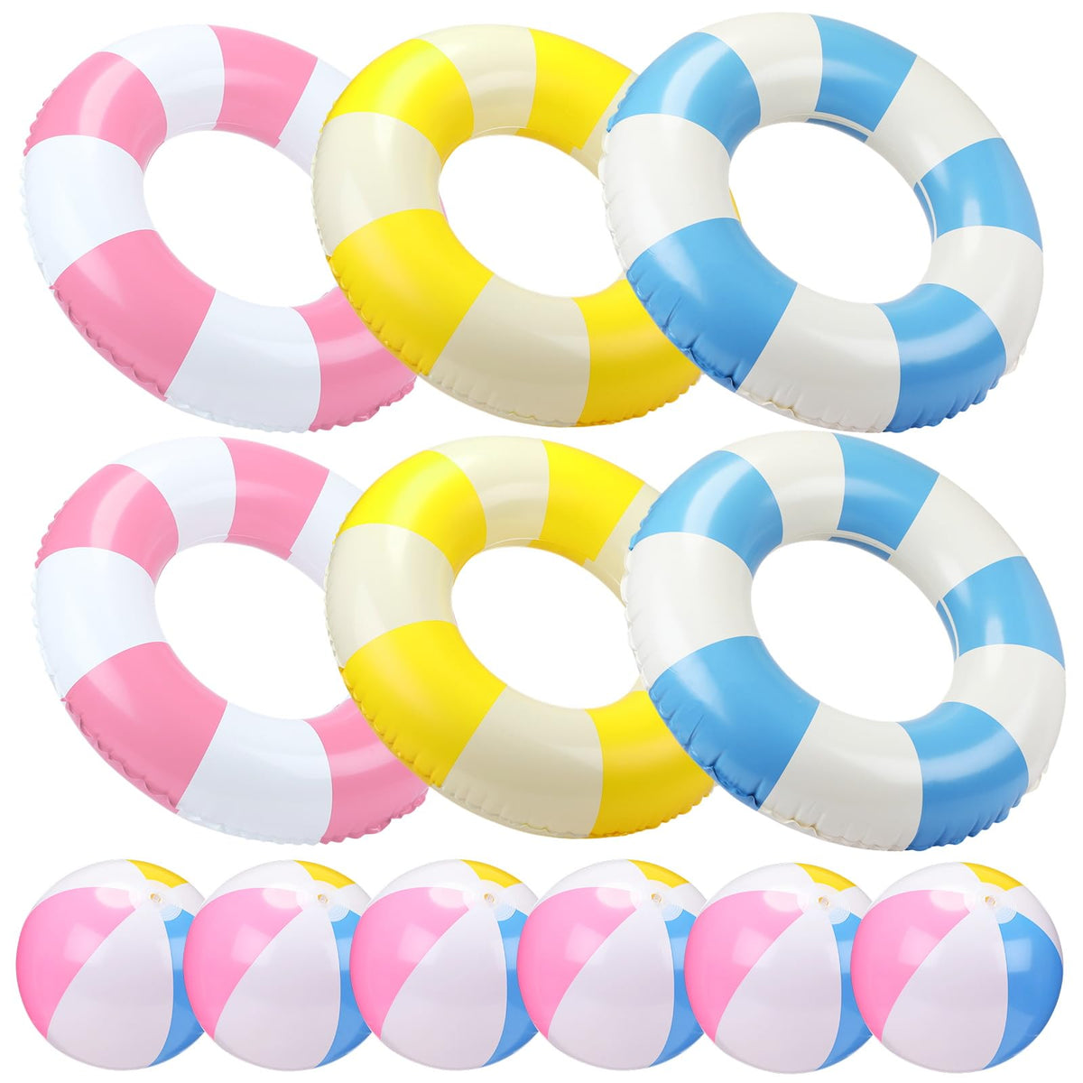 Glimin pink beach ball for bright pool play and easy visibility.