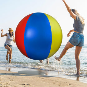 Glimin 60-inch deflated ball ready for easy storage and travel