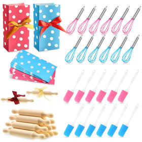 Glimin mini spatula for kids' baking practice and mess-free stirring.