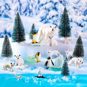 Glimin Polar artificial snow blanket enhances tactile diorama realism