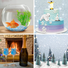 Glimin Polar fake ice cubes spark wintry diorama effects