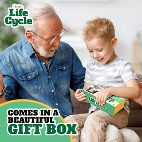 GLINGLONG Life Cycle Animal Kit turtle figure helps kids compare growth stages.