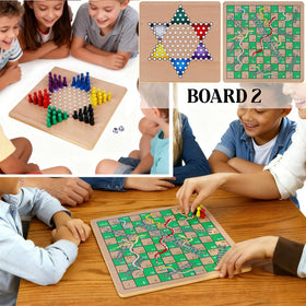 Glintoper 5-in-1 checkers pieces for rapid matches