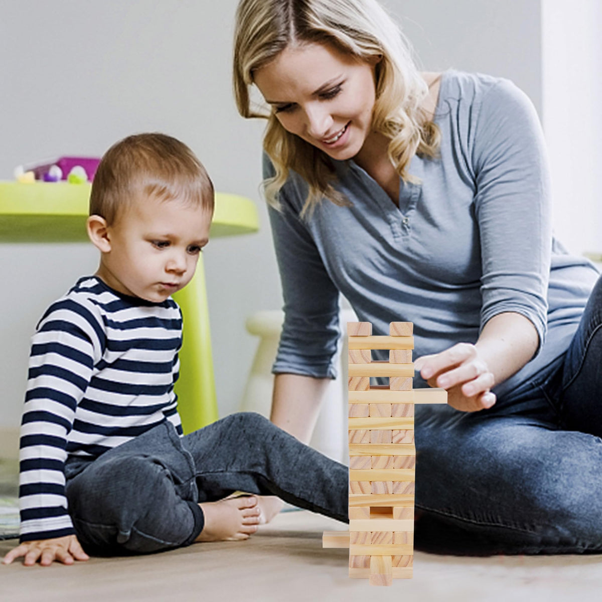 Glintoper natural wood finish adds warm, eco-friendly appeal.
