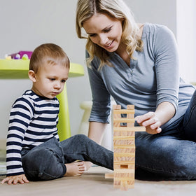 Glintoper natural wood finish adds warm, eco-friendly appeal.