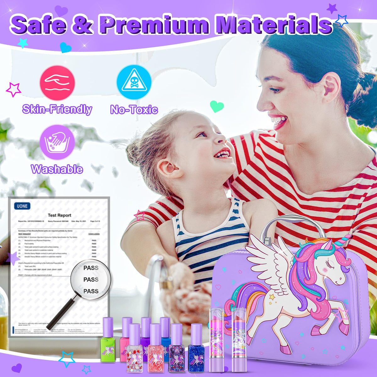 Glisiol fake nails and stickers enable creative, kid-friendly nail art
