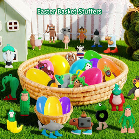 GlitchGear eggs and toys crafted from high-quality materials.