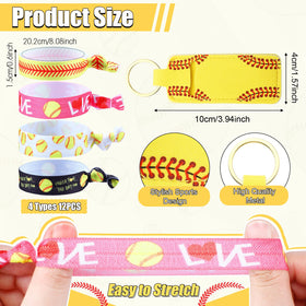 Glitinsel softball headbands offer comfortable fit for team events and practices.